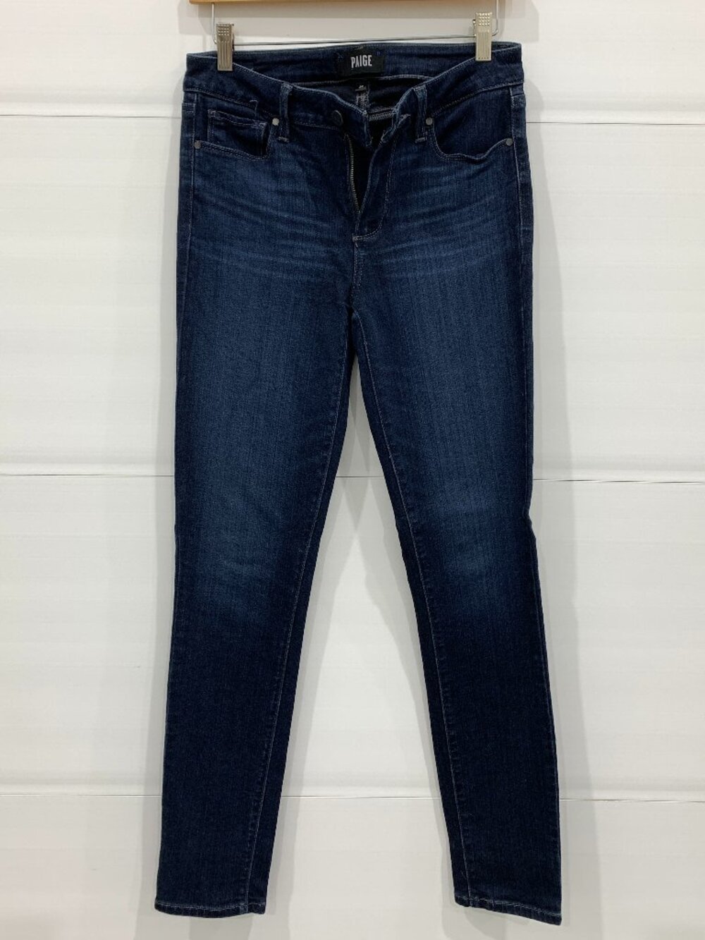 Paige Dark Blue Skyline Skinny Jeans